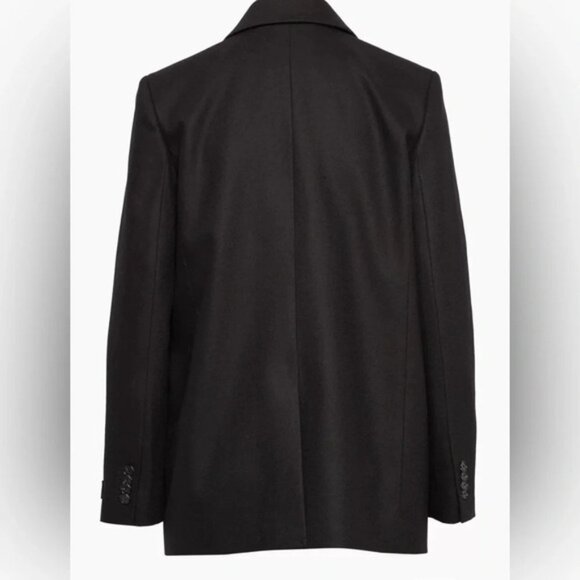 NWT Aritzia Wilfred Generation Blazer in Black City Cashmere Size Small - Picture 9 of 15